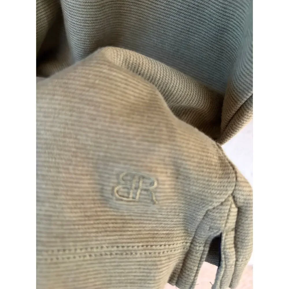 Banana Republic Luxe Touch Performance Tee Olive Green Short Sleeve XL